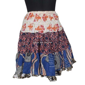 Bohemian Mini <b>Skirts</b> Party and Beach Wear Summer Wear Women Clothing Mini Patch Work <b>Skirts</b> Boho Festival Gypsy <b>Patchwork</b> Boho - Product Image 1