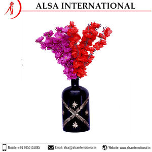 Nouveau vase en métal de style classique pour le salon, la véranda, design traditionnel, vase sur pied pour l'arrangement floral de mariage - Product Image 2