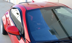 Viseras para Puertas de Coche HIC, Material PMMA, Color Humo, 100% Compatibles, Instalación con Cinta 3M para TOYOTA 86 2dr Subaru BRZ 2012-2021 - Product Image 4