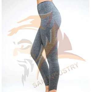 Women's Solid Color Breathable Mid-Waisted Yoga <b>Leggings</b> <b>with</b> <b>Pockets</b> for Sports Fitness Fully Customizable Women Yoga <b>Leggings</b> - Product Image 2