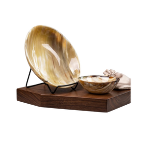 Tazón de Cuerno Natural Hecho a Mano por Artesanos, Ligero, Moderno, Elegante, Ecológico, Apto para Lavavajillas, Vajilla de Lujo para Mesa, Regalo, Uso Doméstico - Product Image 2