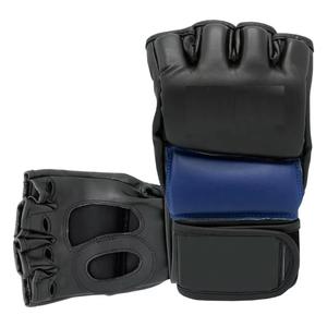 Gants de boxe et MMA en cuir de haute qualité à lacets, respirants, à enfilage rapide, pour entraînement, combat en cage, sparring, vente en gros, personnalisables - Product Image 1