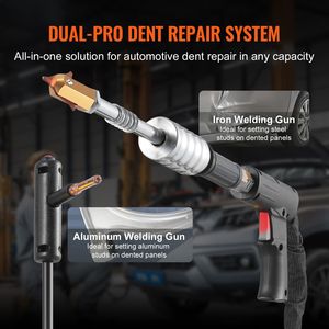 Saldatrice a Punti Professionale 5KW Dual Pro 110V con 10 Modalità, Kit Deluxe per Riparazione Ammaccature in Alluminio e Ferro - Product Image 5