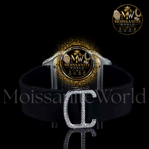 Montre mécanique de luxe ETA en acier inoxydable, cadran rond analogique, lunette saphir, bracelet en caoutchouc noir 20 mm, boîtier orné de pierres précieuses, pour homme - Product Image 3