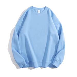 Sweat-shirts en molleton de coton coupe oversize, logo imprimé sur mesure, sweat-shirt délavé à l'acide, sweat-shirt unisexe à col rond - Product Image 4