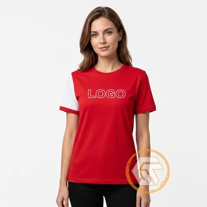 Customized Eco-Friendly Summer Delta Women's Sorority T-Shirt High Quality Breathable 100% Cotton Jersey Solid Pattern Half - Product Image 2