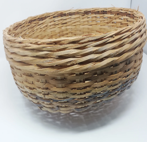 Wholesale Priced Handcrafted Eco-Friendly Luxury <b>Bamboo</b> Storage <b>Basket</b> Natural Woven Handle Hanging Function for Hotel Use Home - Product Image 4