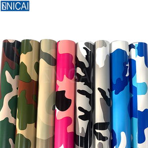 Film autocollant en vinyle <span class=keywords><strong>camouflage</strong></span> sans bulles d'air, conception OEM, pour automobiles, motos, film de carrosserie pour décalcomanie extérieure - Product Image 1