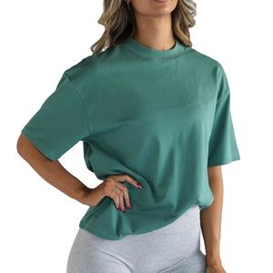 Qualité supérieure 100% coton coupe régulière T-Shirt personnalisé respirant femmes été T-Shirt femmes surdimensionné T-Shirt pour décontracté - Product Image 1