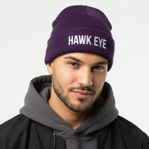 Bonnet tendance personnalisé avec logo brodé, unisexe, en tricot chaud pour l'hiver, style streetwear, pour hommes et femmes, usage décontracté - Product Image 3