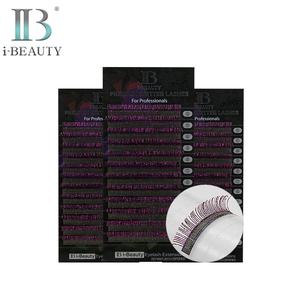 i-BEAUTY Eyelash Extension - ib Metallic Glitter <b>Lash</b> (Pink) <b>individual</b> eyelash South Korea Hand Made High Quality Colorful - Product Image 1