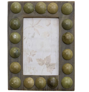 Handmade Marbled Resin Bobbin Photo <b>Frame</b> (For <b>4x6</b> Photo) Handmade Resin Bobbin Photo <b>Frame</b> Solid Mango Wood <b>Picture</b> <b>Frame</b> - Product Image 2