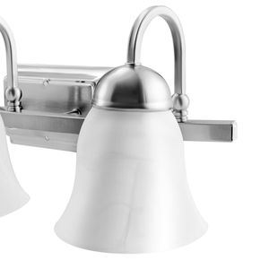 Lampada da Bagno a LED Dimmerabile a 3 Luci con Vetro in Alabastro, Illuminazione per Bagno - Product Image 4