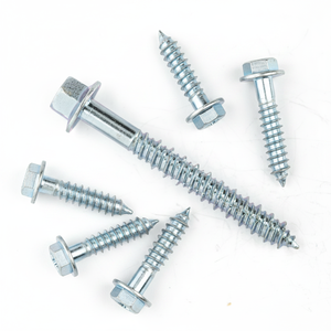 Hex Head Zinc Plated Steel <b>Screws</b> Coarse Thread Metric Size - Product Image 6