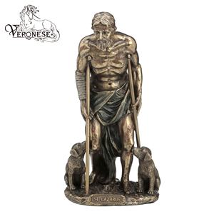 VERONESE DESIGN ST. LAZARUS RELIGIOUS LUXURY EUROPEAN RESIN FIGURINE <b>HAND</b>-PAINTED ARTISTIC HOME DECORATION 10.5x8.5x20.5CM - Product Image 2