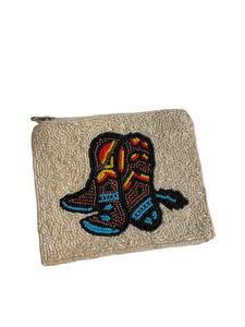 Handmade Beaded Zipper Coin Purse High Quality Soft <b>Orange</b> Palm <b>Tree</b> Pattern Creative Fashion Wrist Strap Pouch for Women Gifts - Product Image 2
