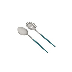 Kitchenware Set Stainless Steel Soup Spoon Set Dishwasher Safe Eco-Friendly Modern Simplicity <b>Silver</b> Color 2-Piece - Product Image 2