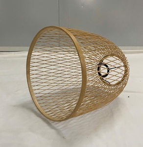<b>Fish</b>-<b>trap</b> shaped bamboo woven lampshade perfect for homes offices restaurants hotels and resorts . - Product Image 6