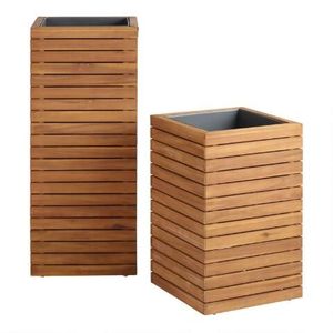 Jarrón de madera para decoración del hogar, jarrón de madera minimalista de la colección Hecho a Mano - Product Image 6