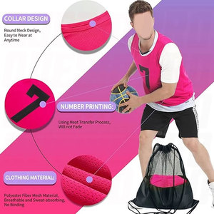 Team Pinnies Scrimmage Vests Practice Jersey for Men Breathable <b>Training</b> <b>Bibs</b> Lightweight Mesh Sports Jersey Soccer Basketball - Product Image 3