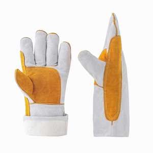 Gants de soudage à doigts renforcés pour une dextérité accrue, conception polyvalente pour travaux intérieurs et extérieurs - Product Image 6