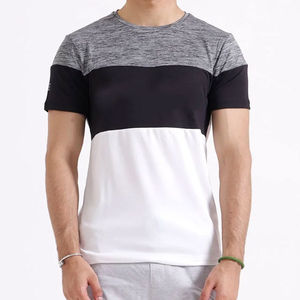 Camiseta Casual para Hombre, Estilo Urbano, Estampada, Ajustada, Transpirable, de Poliéster/Algodón, Precio al por Mayor, Duradera - Product Image 1