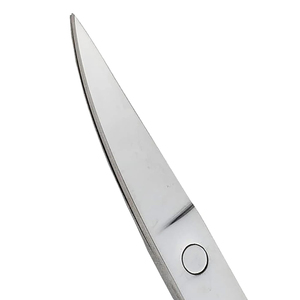 Ciseaux à ongles professionnels en acier inoxydable avec manche bleu pour manucure, pédicure, salon de beauté - Product Image 6