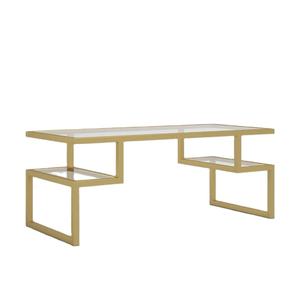 Mesa de centro de alta calidad, mesa de centro de Metal de doble capa, mesa de centro de consola para sala de estar, muebles para el hogar, uso de decoración - Product Image 1