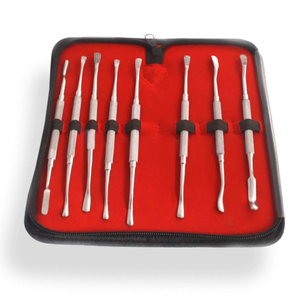 ชุดตะไบกระดูก 8 ชิ้น สำหรับศัลยกรรมทันตกรรม ศัลยกรรมกระดูกสัตว์  ทำจากสแตนเลสสตีล  ชุดเครื่องมือขึ้นรูปกระดูกแบบสองด้าน - Product Image 4