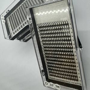 Proveedor Mayorista de Extensiones de Pestañas de Alta Calidad, Pestañas Spike, 12/16 Líneas, Color Negro Mate, Pelo Sintético, Curvatura C/CC/D/DD/M/L, Marca Privada - Product Image 5