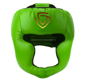 Customizable High Quality Breathable <b>Synthetic</b> <b>Leather</b> Boxing Headgear Custom Design Custom Logo Color OEM Protective Gear - Product Image 1