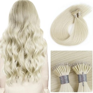 Extensiones de Cabello con Anillos Nano de Alta Demanda, Cabello Humano Virgen de Doble Trama, Textura Suave y Sedosa para Uso Profesional, en Venta - Product Image 3