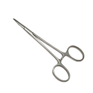 Pinzas Hemostáticas Rectas Largas Halsted de 125 mm, de Acero Inoxidable, Hemostato Quirúrgico Manual de Precisión, Certificado CE - Product Image 5