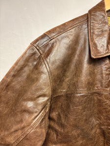 Veste en cuir véritable de haute qualité, style bomber, fermeture éclair intégrale, coupe moderne, personnalisable OEM & ODM - Product Image 6