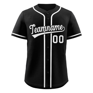 Sublimation Design Baseball Jersey Own Team Player Name Short Sleeve Full <b>Button</b> Custom Softball Shirt Low MOQ Supplier - Product Image 2