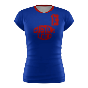 Maillot de volley-ball unisexe personnalisable 100% polyester à manches courtes avec sangle élastique respirante à séchage rapide et impression par transfert thermique - Product Image 3