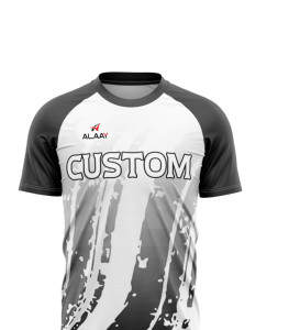 Camiseta de Fútbol Personalizada de Alta Calidad para Hombre, Diseño de Ropa Deportiva, Secado Rápido, para Club o Equipo, en Blanco y Negro 2026 - Product Image 4