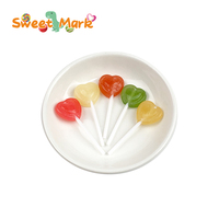 Fruitsmaak Hartvormige Harde Lolly Snoep Kids Halal Snoep