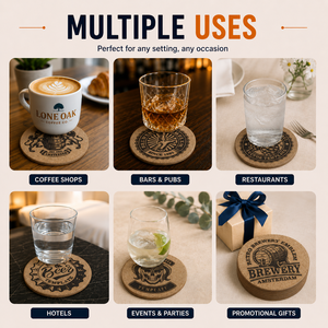 Printed Eco-Friendly Japan Brand Custom <b>Ceramic</b> Cork Paper MDF <b>Coasters</b> Logo Wholesale OEM Factory Promotional Gifts Low MOQ - Product Image 2