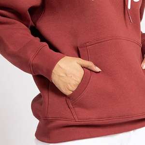 Sudadera con capucha al por mayor para mujer, de algodón de calidad, color liso, personalizada, fabricada en fábrica, sudaderas con capucha para damas - Product Image 5