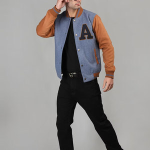 Chaquetas Varsity Estilo Streetwear de Béisbol para Hombre, Chaquetas de Invierno Impermeables con Logo Personalizado en la Parte Delantera, Fabricante Mayorista - Product Image 4