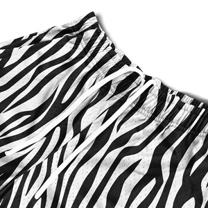 OEM Custom Made High Quality 100% Cotton <b>Canvas</b> Casual Summer Eco-Friendly Solid White Breathable Elastic Waist Men's Shorts - Product Image 4