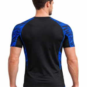 Camiseta de Compresión para Hombre, Manga Larga, Deportiva, Ajustada, Cuello Alto, Ropa Deportiva, Tejido Premium Personalizado - Product Image 2