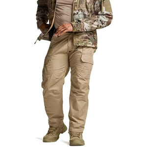 DAIZEN STAR INTERNATIONAL Men's Cargo Pants Multiple Pockets High Waist Canvas Material Windproof Quick Dry Midweight Workwear - Product Image 2