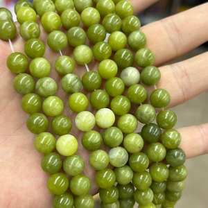 Cuentas de Jaspe Verde, Cuentas Redondas de Piedras Preciosas, Hilo de Cuentas de Piedra Natural para la Fabricación de Joyas y Manualidades, Venta al por Mayor - Product Image 2