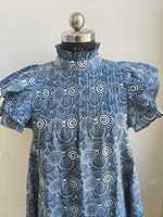 Robe longue en coton la plus vendue pour femmes, imprimé floral fantaisie, confortable, coupe évasée, export en gros Inde
