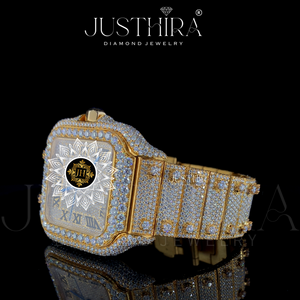 Montre mécanique de luxe pour femme la plus vendue, avec diamants Moissanite, bracelet en acier inoxydable, élégante, cadeau de mode disponible, la meilleure - Product Image 4