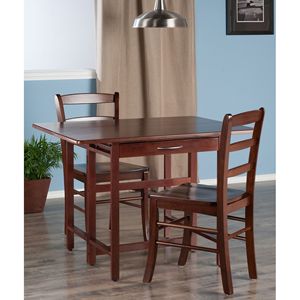 Taylor 3 pezzi Set da pranzo con foglia a goccia sedia e tavolo per piccoli spazi - Product Image 1