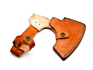 LEGACY BLADES Hacha de Supervivencia de Acero de Damasco de Grado Industrial de Alta Resistencia con Mango de Madera, Hacha de Campamento, Tomahawk, Servicio OEM ODM - Product Image 4