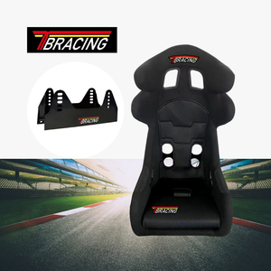 Siège de course en fibre de verre TBRACING RS-07 testé FIA 8855-2021, prêt pour la piste, logo brodé sur le dossier, couleur personnalisée, OEM ODM - Product Image 1